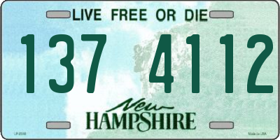 NH license plate 1374112