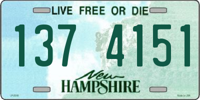NH license plate 1374151