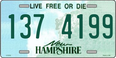 NH license plate 1374199