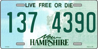 NH license plate 1374390