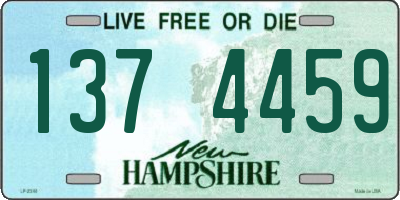 NH license plate 1374459
