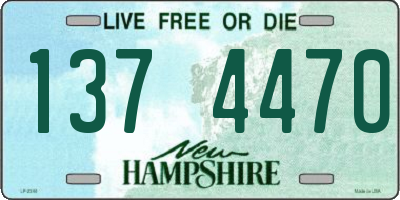 NH license plate 1374470