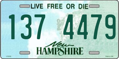 NH license plate 1374479