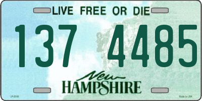 NH license plate 1374485