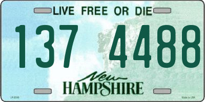 NH license plate 1374488