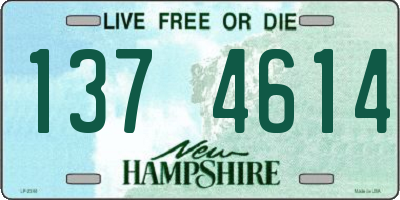 NH license plate 1374614