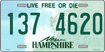 NH license plate 1374620