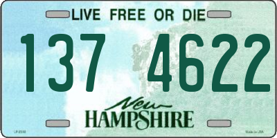 NH license plate 1374622