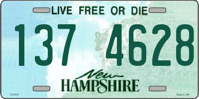 NH license plate 1374628