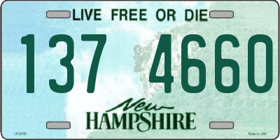 NH license plate 1374660
