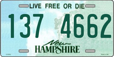 NH license plate 1374662