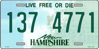NH license plate 1374771