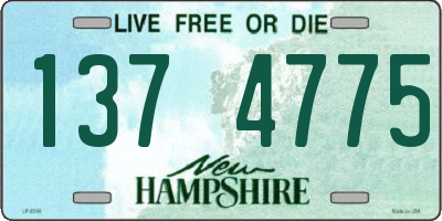 NH license plate 1374775
