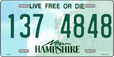 NH license plate 1374848