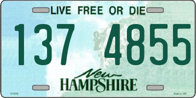 NH license plate 1374855