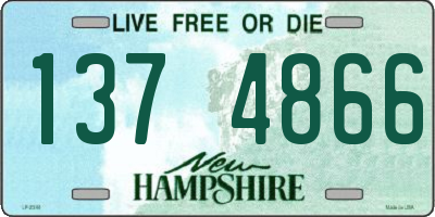 NH license plate 1374866