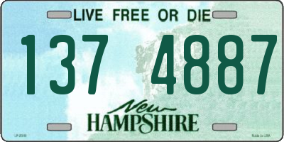 NH license plate 1374887