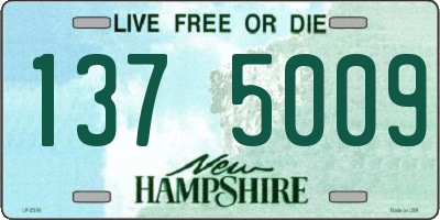 NH license plate 1375009