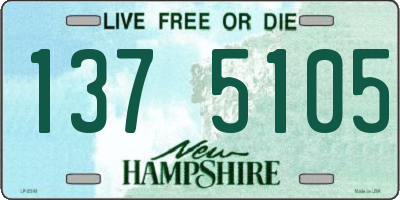 NH license plate 1375105