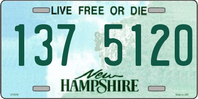 NH license plate 1375120