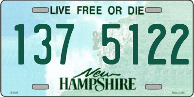 NH license plate 1375122