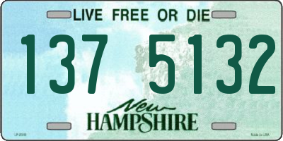 NH license plate 1375132