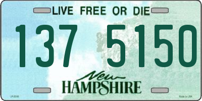 NH license plate 1375150