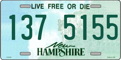 NH license plate 1375155