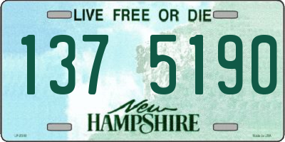NH license plate 1375190