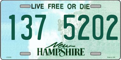 NH license plate 1375202