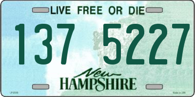 NH license plate 1375227