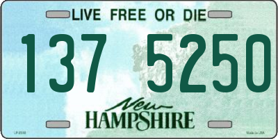 NH license plate 1375250
