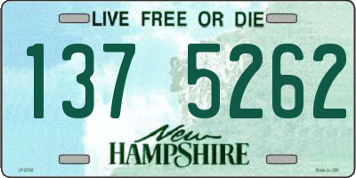 NH license plate 1375262