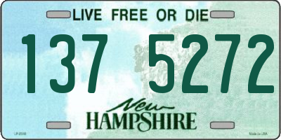 NH license plate 1375272