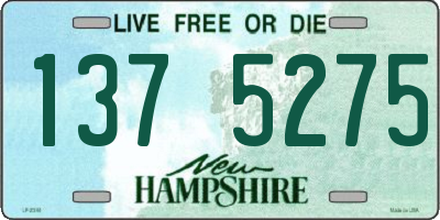 NH license plate 1375275