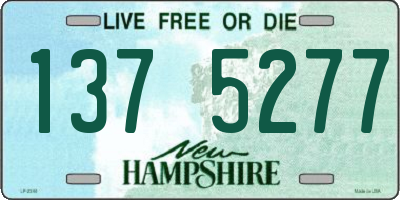 NH license plate 1375277