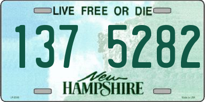 NH license plate 1375282