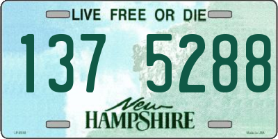 NH license plate 1375288