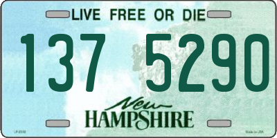 NH license plate 1375290