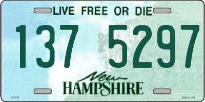 NH license plate 1375297