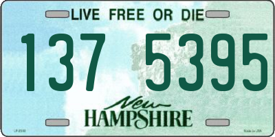 NH license plate 1375395