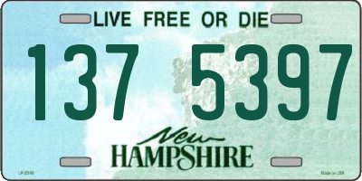 NH license plate 1375397