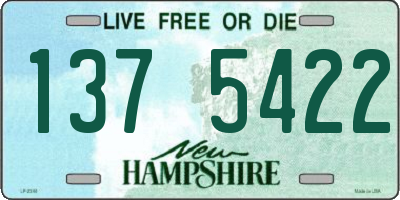 NH license plate 1375422