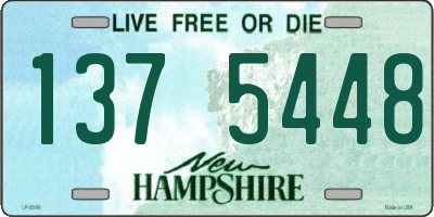 NH license plate 1375448
