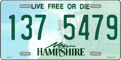 NH license plate 1375479