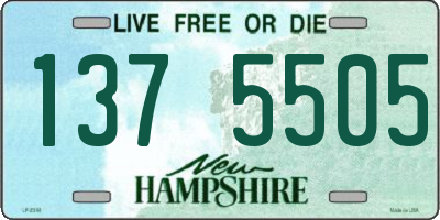 NH license plate 1375505