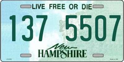 NH license plate 1375507
