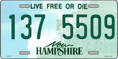 NH license plate 1375509