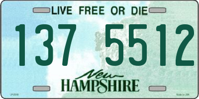 NH license plate 1375512