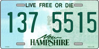 NH license plate 1375515